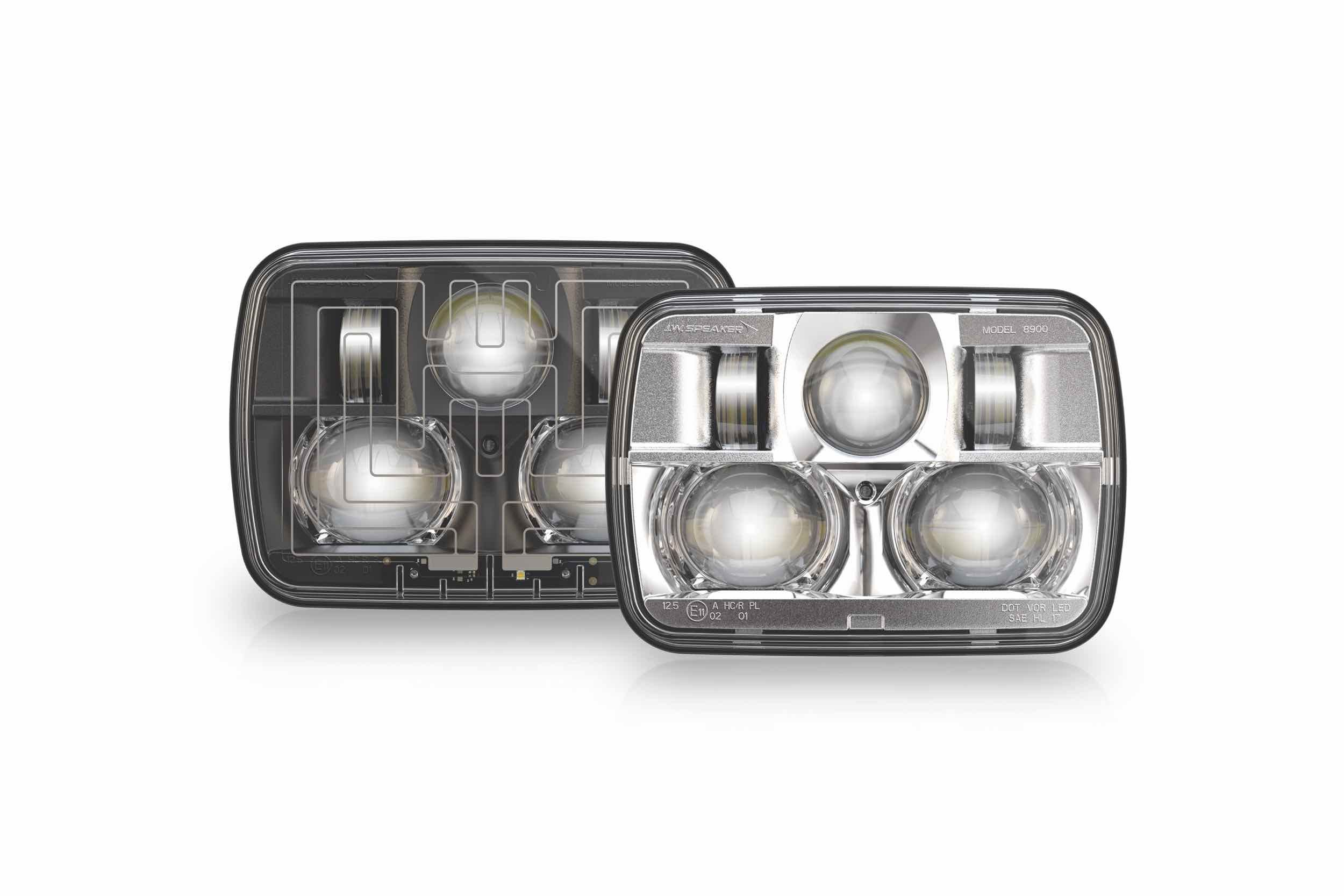 jw speaker 8900 led 5x7 headlight