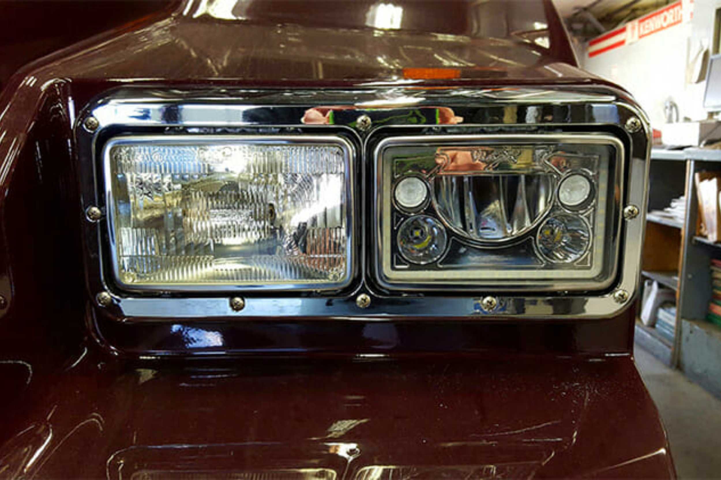 led headlights square