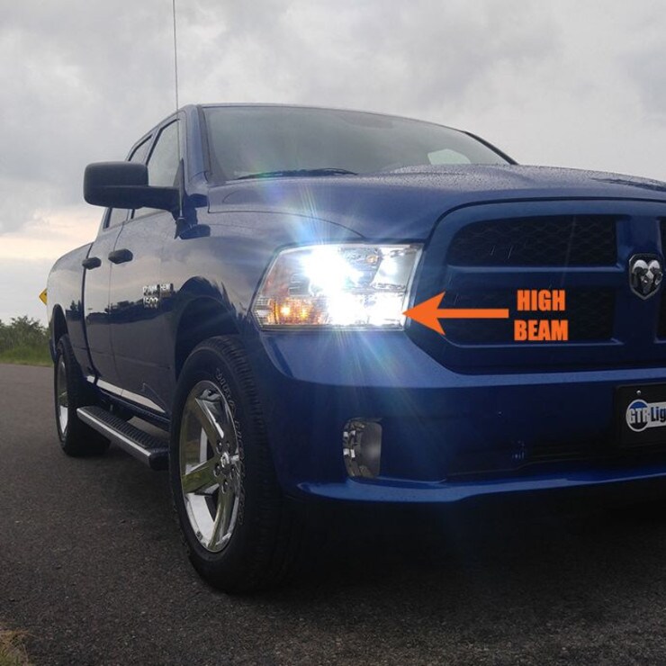 Dodge Ram 09-18 Bright High Beam HID System Upgrade | HR