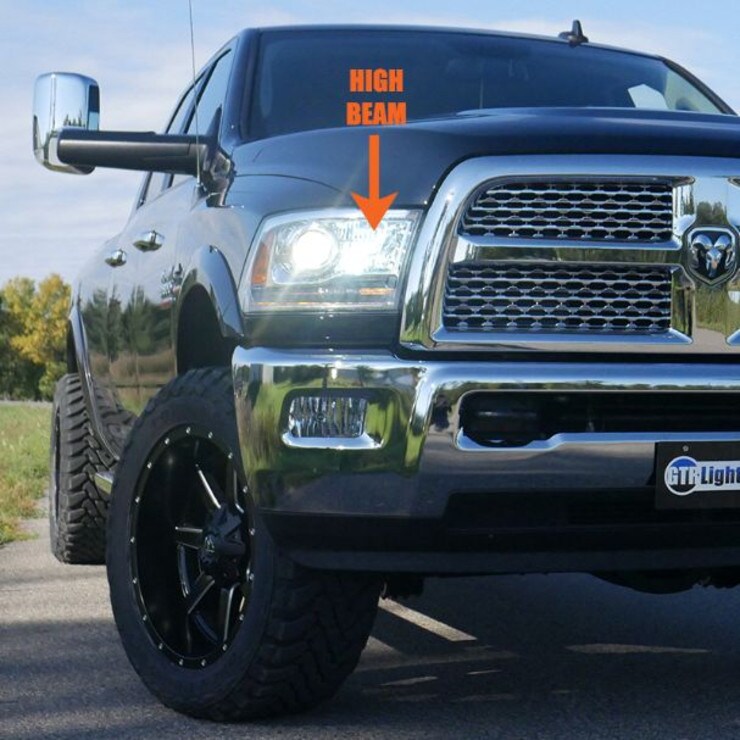 Dodge Ram 09-18 Bright High Beam HID System Upgrade | HR